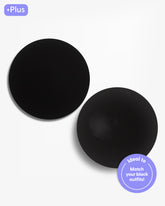 Reusable Round Silicone Nipple Covers PLUS - Black Edition Bare it All